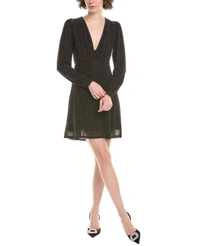 Michael Michael Kors Rhinestone Mini Dress In Black