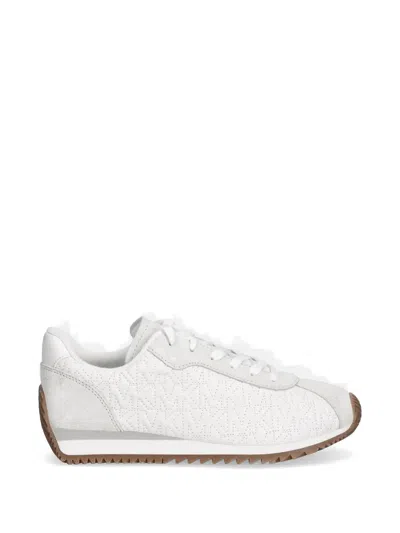 Michael Michael Kors Rhodes Logo-pattern Sneakers In White