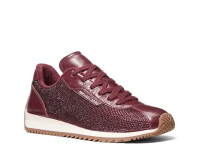 Michael Michael Kors Rhodes Trainer Sneaker In Burgundy