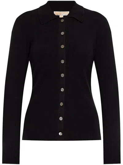 MICHAEL MICHAEL KORS RIBBED-KNIT CARDIGAN