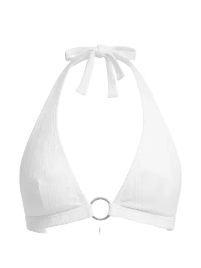 Michael Michael Kors Ring-detailing Bikini Top In White