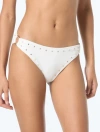 Michael Michael Kors Ring Side Bikini Bottom In White