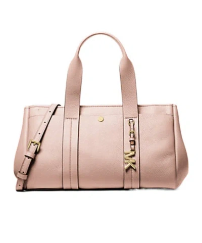 Michael Michael Kors Romee Small Pebbled Leather Satchel In Pink