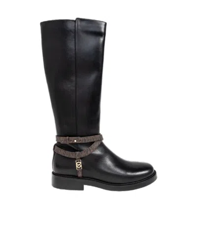 Michael Michael Kors Round-head Boots In Black