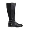 Michael Michael Kors Abigail Boot In Leather And Nylon Color Black In Black