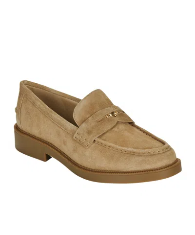 Michael Michael Kors Round Head Loafer Shoes In Green
