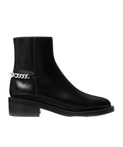 Michael Michael Kors Round-head Short Boots In Black