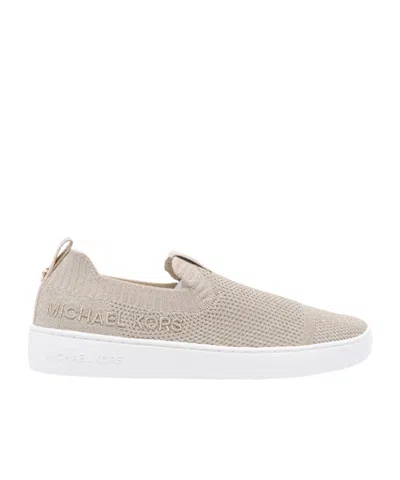 Michael Michael Kors Round-head Top Casual Shoes In White