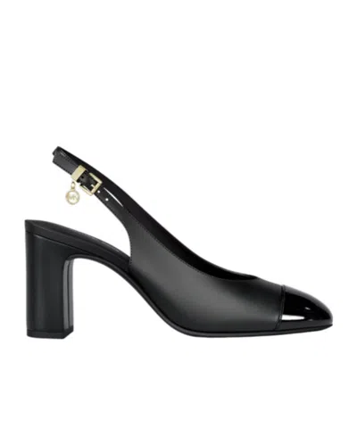 Michael Michael Kors Round-toe High-heeled Sandals In Black