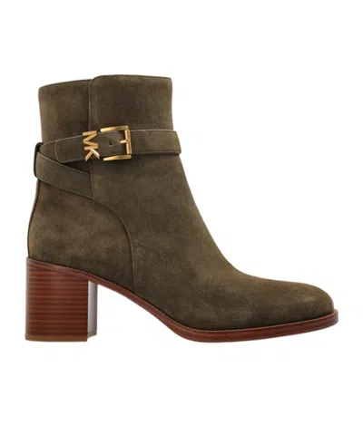 Michael Michael Kors Round-toe Short Boots In Green