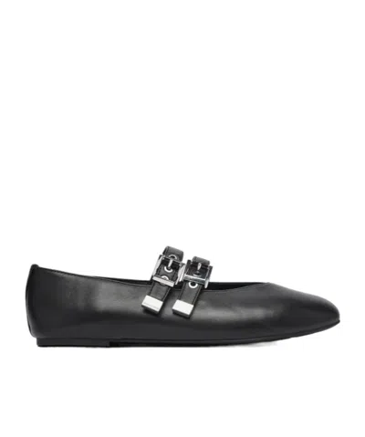 Michael Michael Kors Rowen Ballet Flats In Black