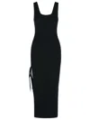 Michael Michael Kors Stretch Wool Blend Camisole Dress In Black