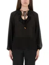 Michael Michael Kors Black Recycled Polyester Shirts