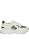 Michael Michael Kors Rumi Monogram-pattern Sneakers In 中性色