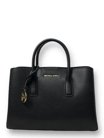 Michael Michael Kors Ruthie Medium Top Handle Bag In Black