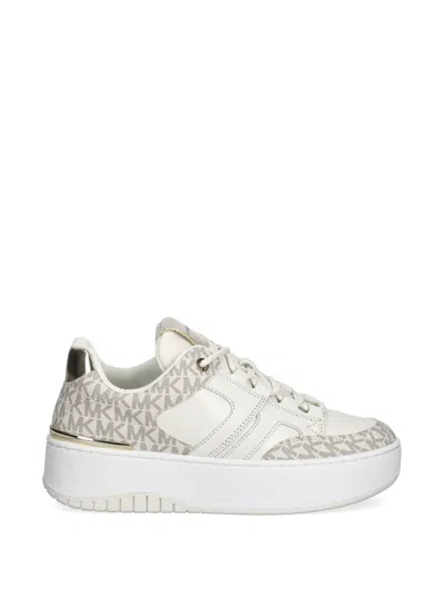 Michael Michael Kors Ryder Lace-up Platform Sneakers In Neutral