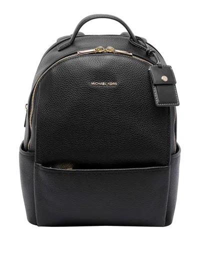 Michael Michael Kors Sable Backpack In Black