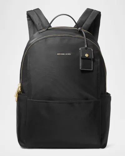 Michael Michael Kors Sable Large Recycled Nylon Backpack