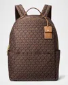 Michael Michael Kors Sable Large Signature Logo Backpack