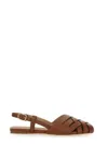 Michael Michael Kors Irene Strappy Flat Sandals In Buff