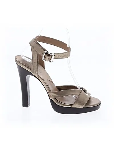 Pre-owned Michael Michael Kors Sandals In Gold