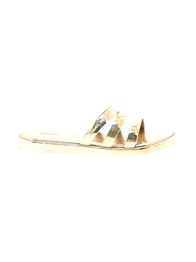 Pre-owned Michael Michael Kors Sandals In Gold