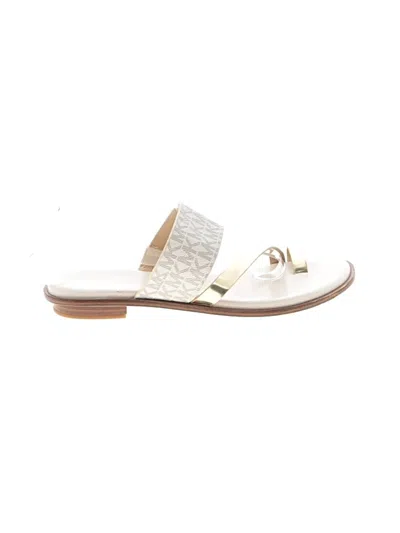 Pre-owned Michael Michael Kors Sandals In Ivory