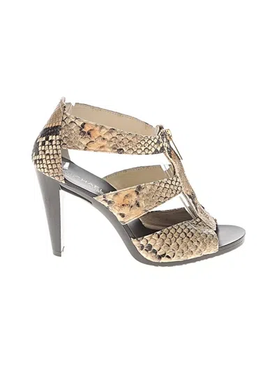 Pre-owned Michael Michael Kors Sandals In Tan