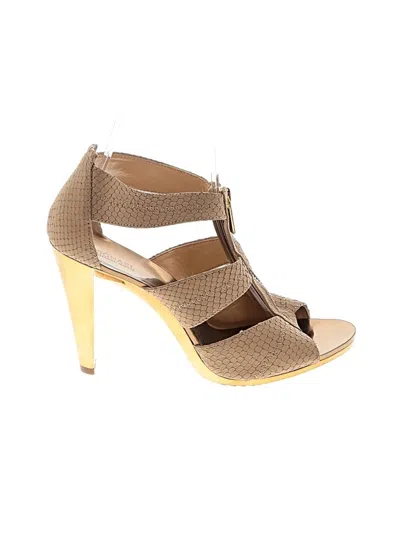 Pre-owned Michael Michael Kors Sandals In Tan