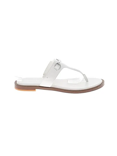 Pre-owned Michael Michael Kors Sandals In White