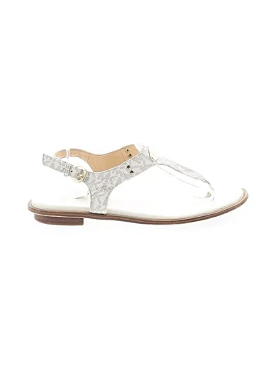 Pre-owned Michael Michael Kors Sandals In White