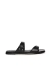 Michael Michael Kors Sandals With Double Strap In Black