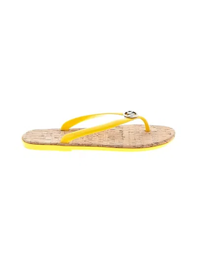Pre-owned Michael Michael Kors Sandals In Yellow