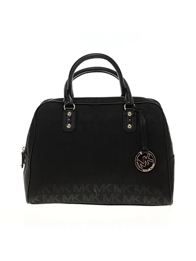 Pre-owned Michael Michael Kors Satchel In Black
