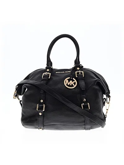 Pre-owned Michael Michael Kors Satchel In Black