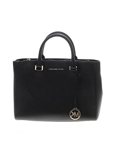 Pre-owned Michael Michael Kors Satchel In Black