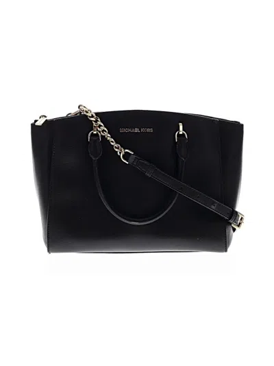 Pre-owned Michael Michael Kors Satchel In Black