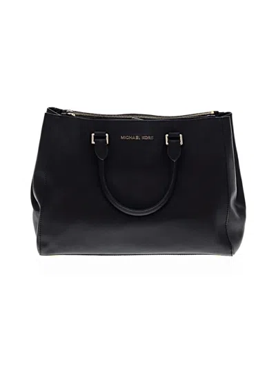 Pre-owned Michael Michael Kors Satchel In Black