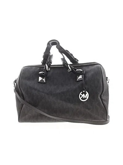 Pre-owned Michael Michael Kors Satchel In Black
