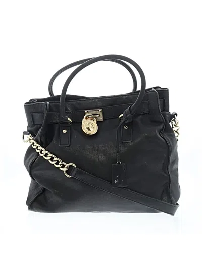 Pre-owned Michael Michael Kors Satchel In Black