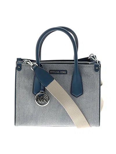 Pre-owned Michael Michael Kors Satchel In Blue