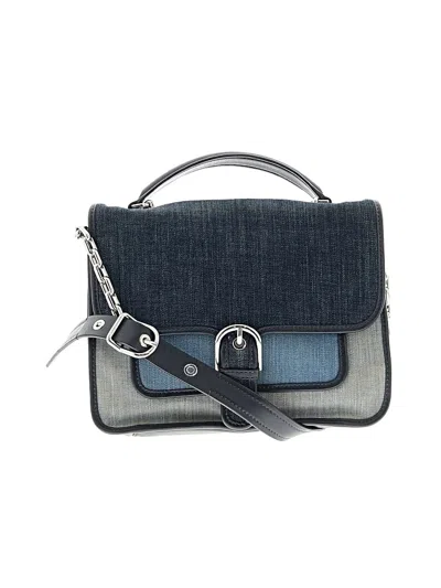 Pre-owned Michael Michael Kors Satchel In Blue