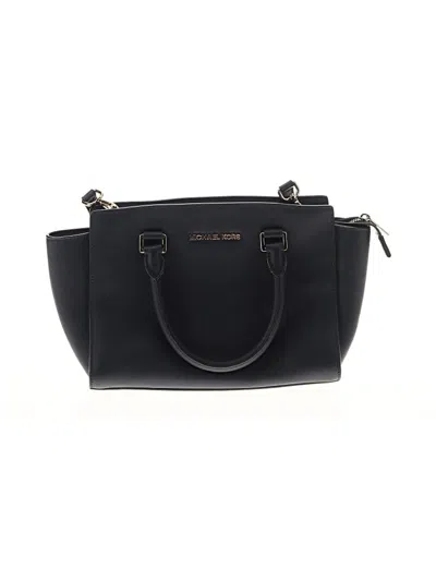 Pre-owned Michael Michael Kors Satchel In Blue