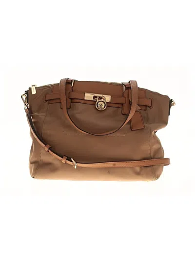 Pre-owned Michael Michael Kors Satchel In Brown