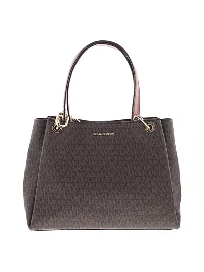 Pre-owned Michael Michael Kors Satchel In Brown