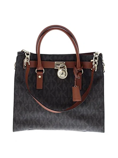 Pre-owned Michael Michael Kors Satchel In Brown