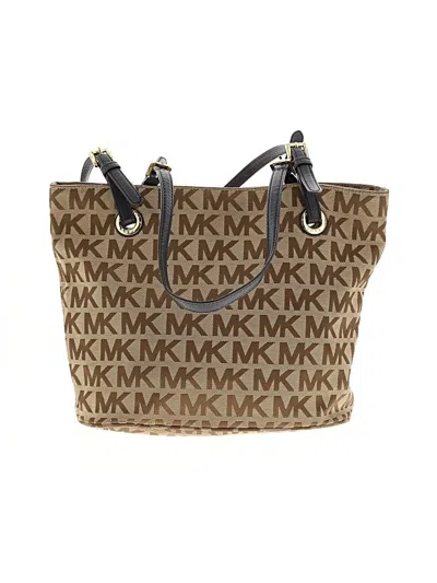 Pre-owned Michael Michael Kors Satchel In Brown
