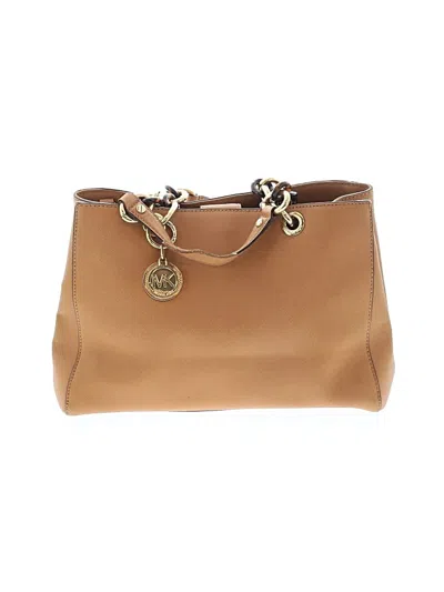 Pre-owned Michael Michael Kors Satchel In Brown