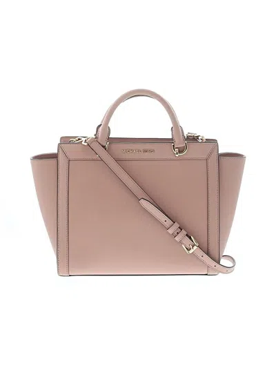 Pre-owned Michael Michael Kors Satchel In Brown