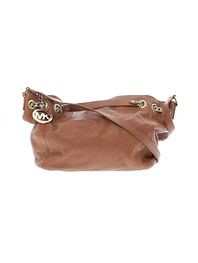 Pre-owned Michael Michael Kors Satchel In Brown